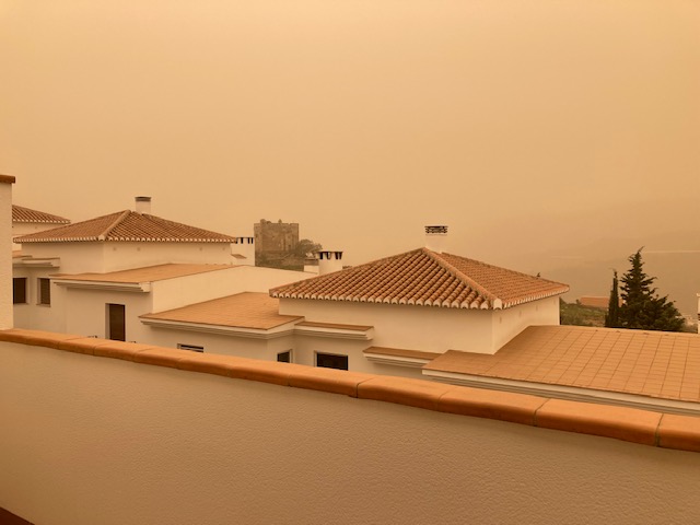 Calima - piach z Sahary