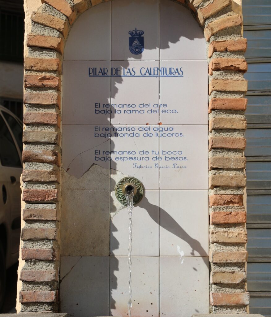 Federico Garcia Lorca w Lanjarón